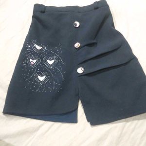 Cute Polka Dot Cold Shoulder Top &amp; Skirt Set