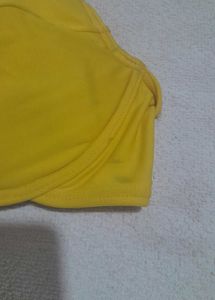 Yellow Padded Bra