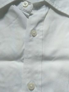 Classic White Button-Down Shirt