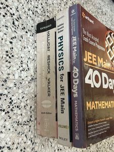 JEE Main Physics &amp; Math Books