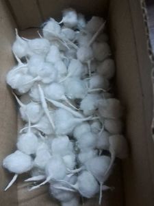 cotton wick रुई के बाटी 100 pc