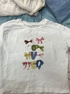 Cute Bow Graphic T-Shirt