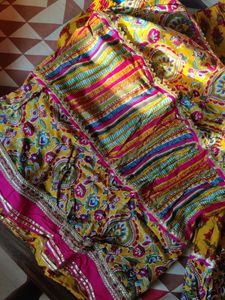 Vibrant Yellow Embroidered Plazzo Set