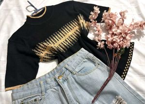 🎉Buy1 Get1 Free🎉Black Knitted Sweater S