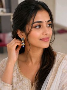 Oxidized Silver Jhumka Earrings