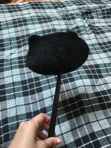 Cute Black Cat Plush massage hammer