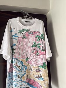 Graphic Print Oversized T-Shirt
