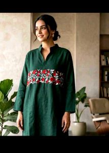 🔥Free Delivery🔥 Embroidered Green co ord set