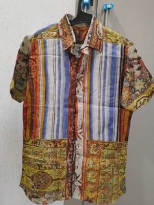 Patterned Short Sleeve Shirt