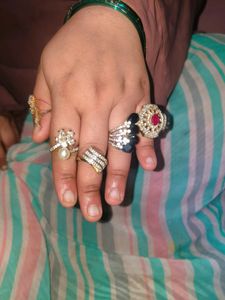 AD American Diamond Ring