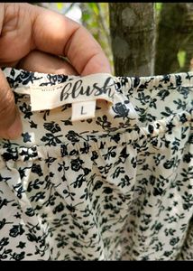 Blush Floral Off-Shoulder Dress large size