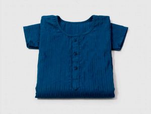 Blue Striped kurti top