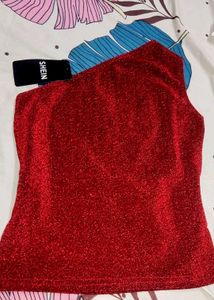 sparkling red top❤️