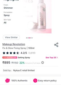 Revolution Fix &amp; Glow Spray