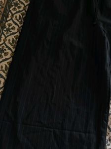Men's black Striped Pants