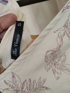 Cream Butterfly Print Summer Dress