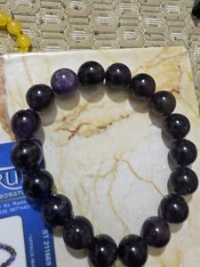 Amethyst Beaded Bracelet