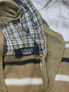 Stylish Striped Zip-Up Hoodie
