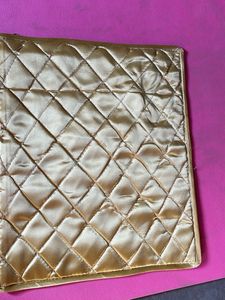 Beautiful golden saree pouches