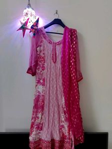 Beautiful Pink Ethnic Kurta Set