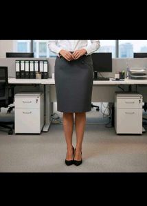 Arrow Classic Grey Pencil Skirt