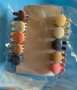Set of 10 Mini Matte Pastel Hair Claw Clips