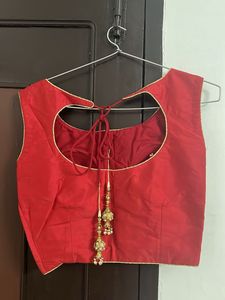 Red - Golden Embroidered lehanga choli