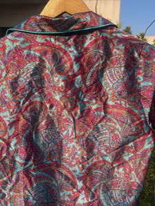 Bohemian Paisley Print Pajama Set