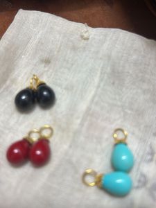 Pearl &amp; Gemstone Earring Set