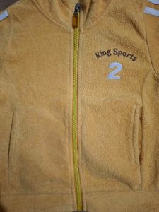 Kids Yellow Zip-Up Hoodie