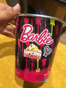 Set of popcorn holder, zipper pouch, small box