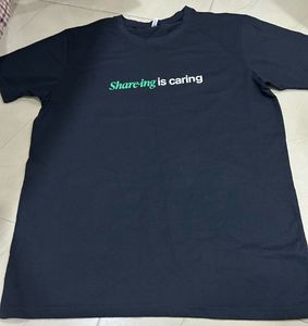 Black "Share-ing is caring" T-Shirt
