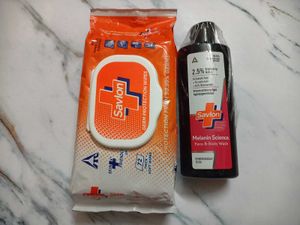 Savlon Germ Protection Wipes & Face Wash