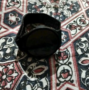 Stylish Black Mesh Strap Watch