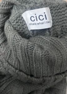 Chunky Knit Turtleneck Sweater