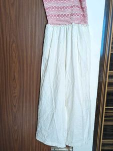 Bohemian Style White Palazzo Set