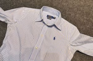Women's Ralph Lauren Slim Stretch Striped Shirt -