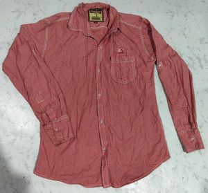 Men's Stylish Red Gingham Shirt
