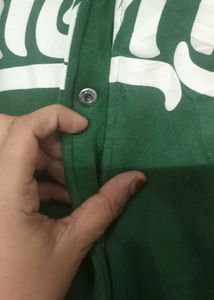 💚 Vintage Green Varsity Jacket💛