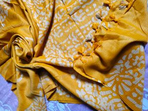 Yellow Tasseled Dupatta