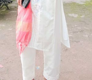 Elegant White Kurta Set