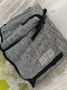 Gray "Justice" Athletic Shorts
