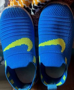 Cute Blue Slip-On Sneakers
