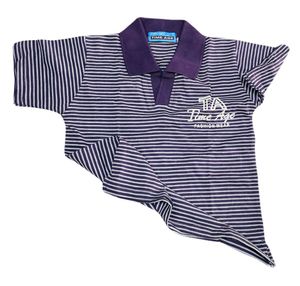 Classic Striped Polo T-Shirt
