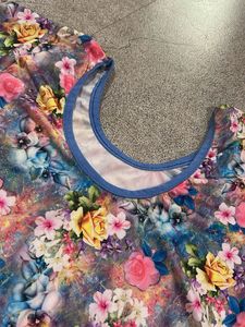 Vibrant Floral Print Blouse/Top
