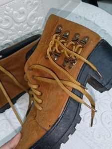 Stylish Brown Suede Lace-Up Boots