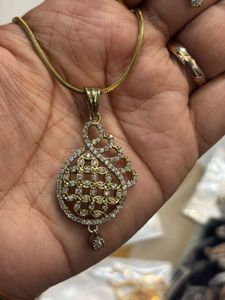 Elegant Pendant and Earring Set