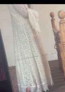off white anarkali