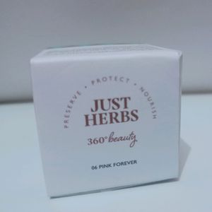 JUST HERBS LIP &amp; CHEEK TINT - PINK FOREVER