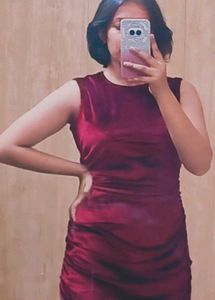 ♥️♥️Velvet Ruched Bodycon Dress